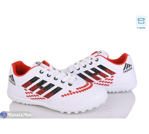 Футбольне взуття дитяче на весну/осінь (6 пар р.36-40) білий  "Kamila"