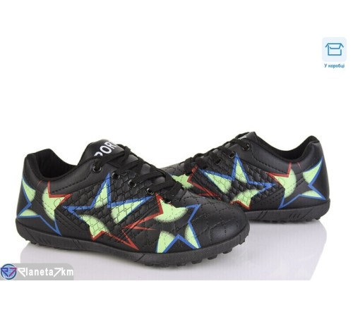 Футбольне взуття дитяче на весну/осінь (6 пар р.36-40) чорний  "Kamila"