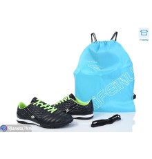 Футбольне взуття дитяче на весну/осінь (8 пар р.35-40) чорний  "Kamila"