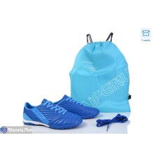 Футбольне взуття дитяче на весну/осінь (8 пар р.35-40) синій  "Kamila"