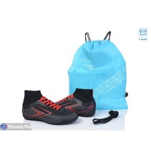 Футбольне взуття дитяче на весну/осінь (8 пар р.35-40) чорний  "Kamila"