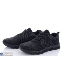 Дитячі кросівки на весну/осінь (8 пар р.36-41) чорний  "Kamila"