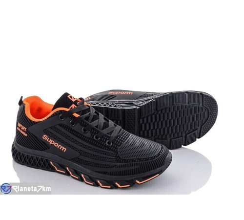 Дитячі кросівки на весну/осінь (8 пар р.36-41) чорний  "Kamila"