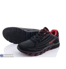 Дитячі кросівки на весну/осінь (8 пар р.36-41) чорний  "Kamila"