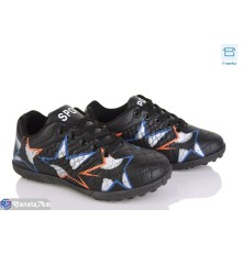 Футбольне взуття дитяче на весну/осінь (6 пар р.31-36) чорний  "Kamila"