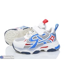 Дитячі кросівки на весну/осінь (8 пар р.26-31) сірий  "Kamila"