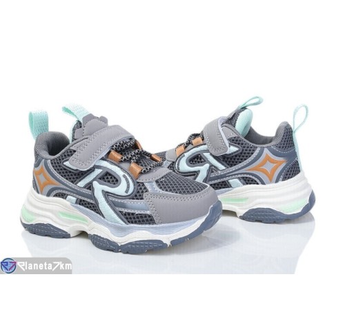 Дитячі кросівки на весну/осінь (8 пар р.26-31) сірий  "Kamila"