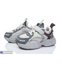 Дитячі кросівки на весну/осінь (8 пар р.26-31) сірий  "Kamila"