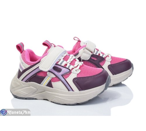 Дитячі кросівки на весну/осінь (8 пар р.26-31) рожевий  "Kamila"