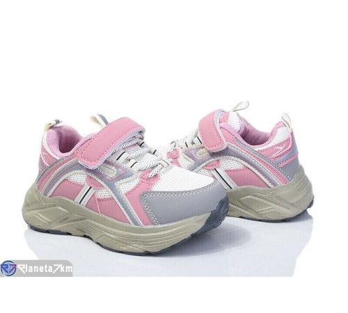 Дитячі кросівки на весну/осінь (8 пар р.26-31) рожевий  "Kamila"