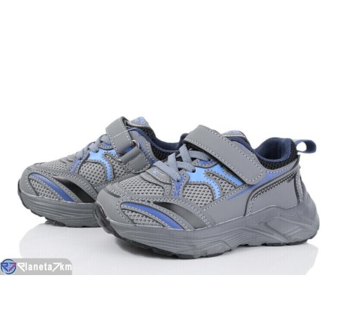 Дитячі кросівки на весну/осінь (8 пар р.26-31) сірий  "Kamila"