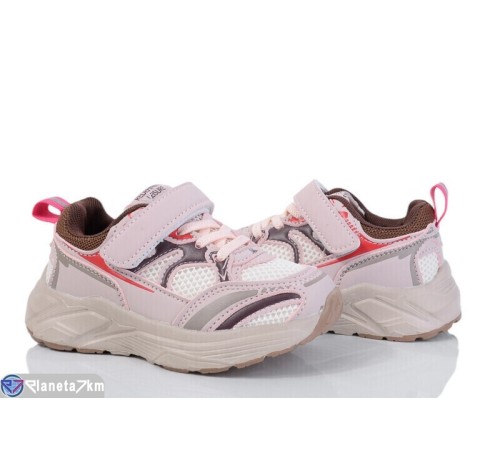 Дитячі кросівки на весну/осінь (8 пар р.26-31) рожевий  "Kamila"