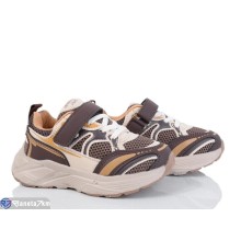 Дитячі кросівки на весну/осінь (8 пар р.26-31) коричневий  "Kamila"