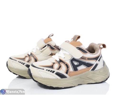 Дитячі кросівки на весну/осінь (8 пар р.26-31) бежевий  "Kamila"