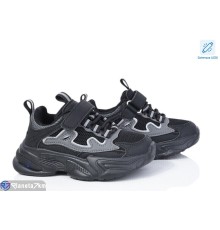 Дитячі кросівки на весну/осінь (8 пар р.26-31) чорний  "Kamila"