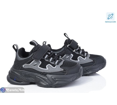 Дитячі кросівки на весну/осінь (8 пар р.26-31) чорний  "Kamila"