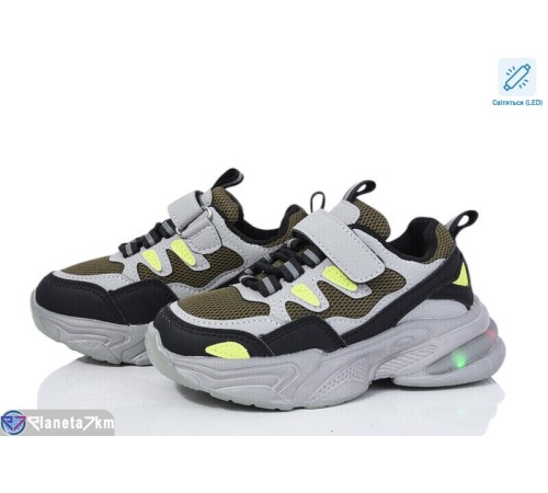 Дитячі кросівки на весну/осінь (8 пар р.26-31) зелений  "Kamila"