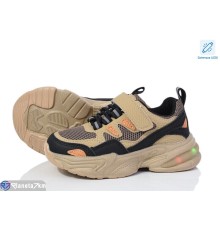 Дитячі кросівки на весну/осінь (8 пар р.26-31) коричневий  "Kamila"