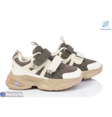 Дитячі кросівки на весну/осінь (8 пар р.26-31) коричневий  "Kamila"