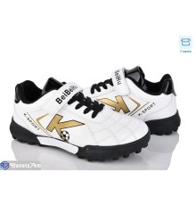 Футбольне взуття дитяче на весну/осінь (6 пар р.32-37) білий  "Kamila"