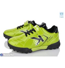 Футбольне взуття дитяче на весну/осінь (6 пар р.32-37) зелений  "Kamila"