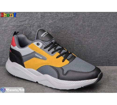 Кросівки чоловічі на весну/осінь (8 пар р.40-44) сірий  "Sharif"