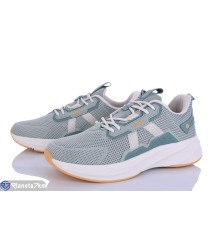 Кросівки жіночі на весну/осінь (8 пар р.36-40) зелений  "Mirella"