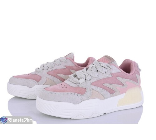 Кросівки жіночі на весну/осінь (8 пар р.36-40) рожевий  "Mirella"