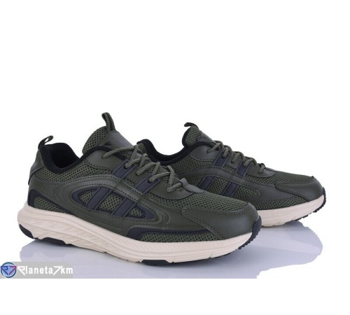 Кросівки чоловічі на весну/осінь (8 пар р.41-46) зелений  "Mirella"