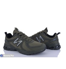 Кросівки чоловічі на весну/осінь (8 пар р.41-46) зелений  "Mirella"