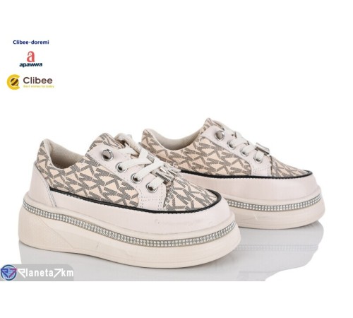 Дитячі кросівки на весну/осінь (8 пар р.25-30) бежевий  "BELIES-D"