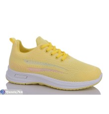 Кросівки жіночі на весну/осінь (8 пар р.36-41) жовтий  "Kalabok"