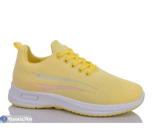 Кросівки жіночі на весну/осінь (8 пар р.36-41) жовтий  "Kalabok"