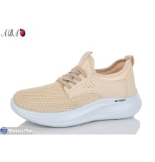 Кросівки жіночі на весну/осінь (8 пар р.37-41) бежевий  "Aba"