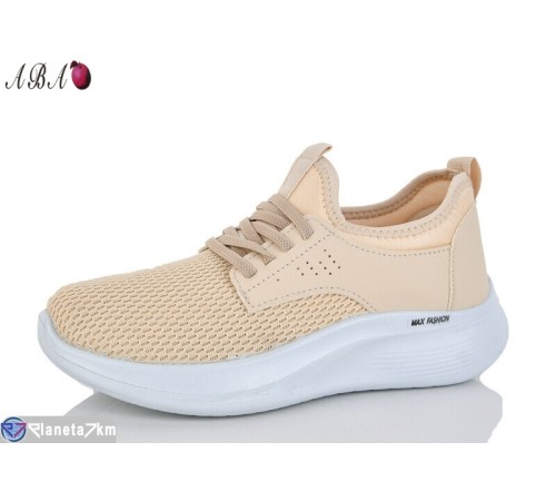 Кросівки жіночі на весну/осінь (8 пар р.37-41) бежевий  "Aba"