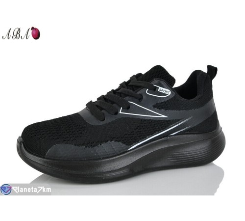 Кросівки жіночі на весну/осінь (8 пар р.37-41) чорний  "Aba"