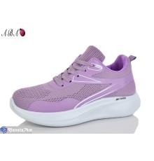 Кросівки жіночі на весну/осінь (8 пар р.37-41) фіолетовий  "Aba"