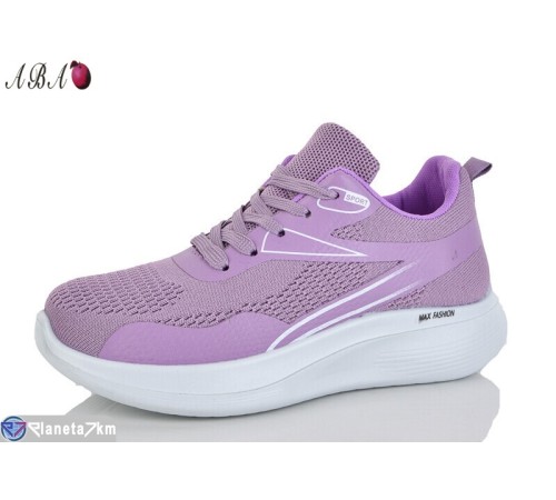 Кросівки жіночі на весну/осінь (8 пар р.37-41) фіолетовий  "Aba"