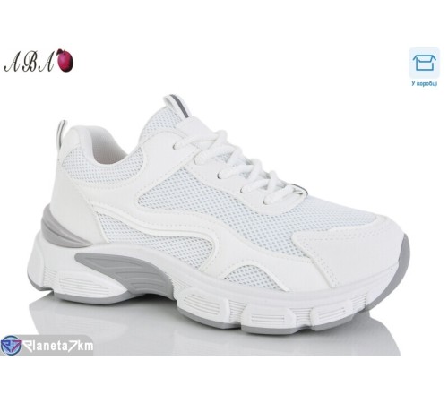Кросівки жіночі на весну/осінь (8 пар р.37-41) білий  "Aba"