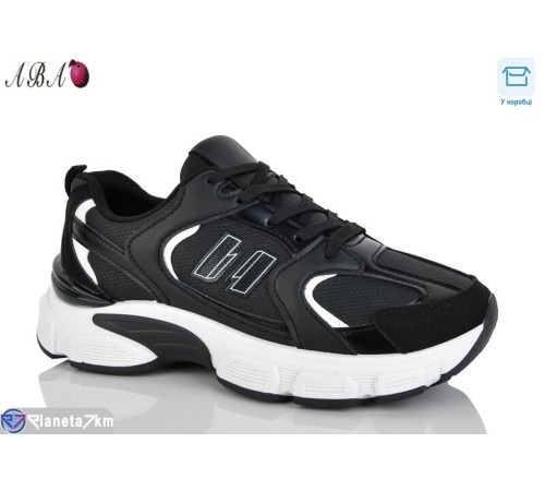 Кросівки жіночі на весну/осінь (8 пар р.37-41) чорний  "Aba"