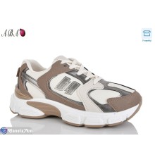 Кросівки жіночі на весну/осінь (8 пар р.37-41) бежевий  "Aba"