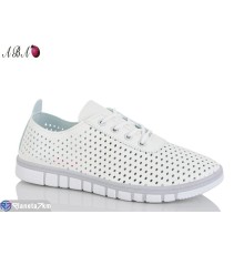 Кросівки жіночі на літо (8 пар р.39-43) білий  "Aba"