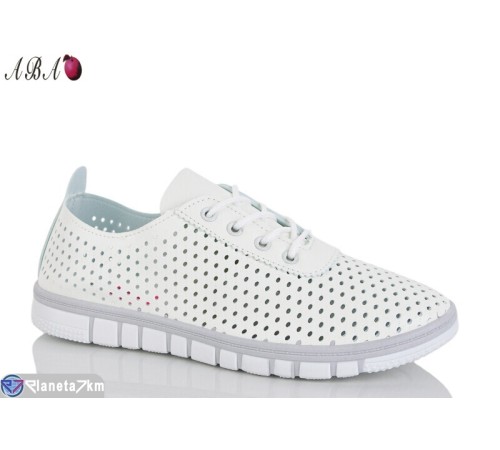 Кросівки жіночі на літо (8 пар р.39-43) білий  "Aba"