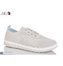 Кросівки жіночі на літо (8 пар р.39-43) бежевий  "Aba"