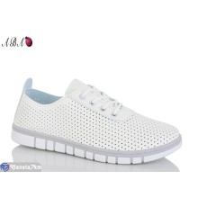 Кросівки жіночі на літо (8 пар р.39-43) білий  "Aba"