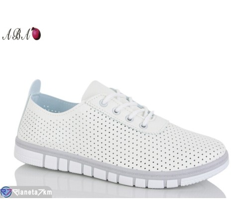 Кросівки жіночі на літо (8 пар р.39-43) білий  "Aba"