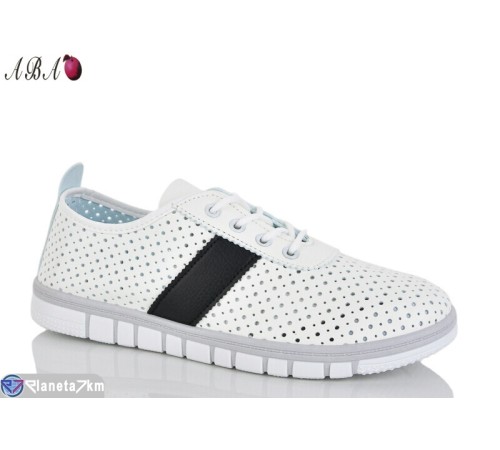 Кросівки жіночі на літо (8 пар р.39-43) білий  "Aba"