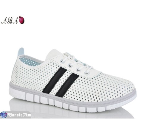 Кросівки жіночі на літо (8 пар р.39-43) білий  "Aba"