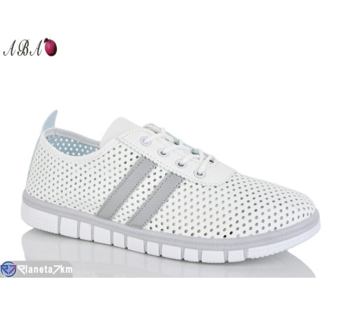 Кросівки жіночі на літо (8 пар р.39-43) білий  "Aba"