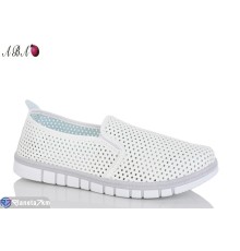 Сліпони жіночі на літо (8 пар р.39-43) білий  "Aba"